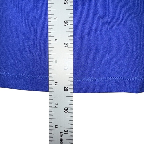 LANE BRYANT Wicking Active Tee Cutout Ruffle Back - 18/20 Blue - Picture 11 of 13